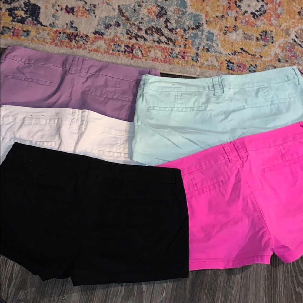 New American Eagle Shorts Sz 10 Stretch Black